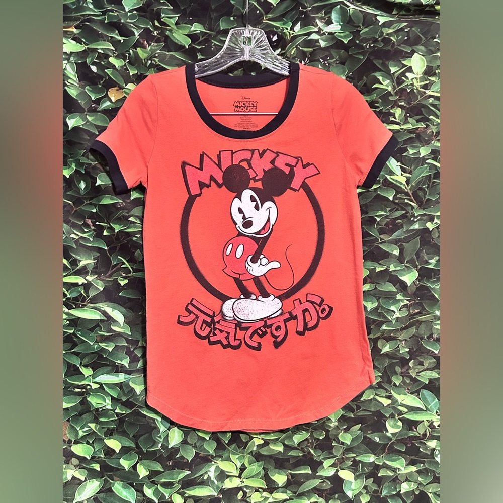 Disney Asian Mickey Mouse T Shirt Junior Small